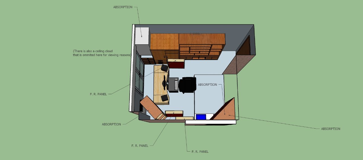 Bedroom studio  2022 - across balcony door - E..jpg
