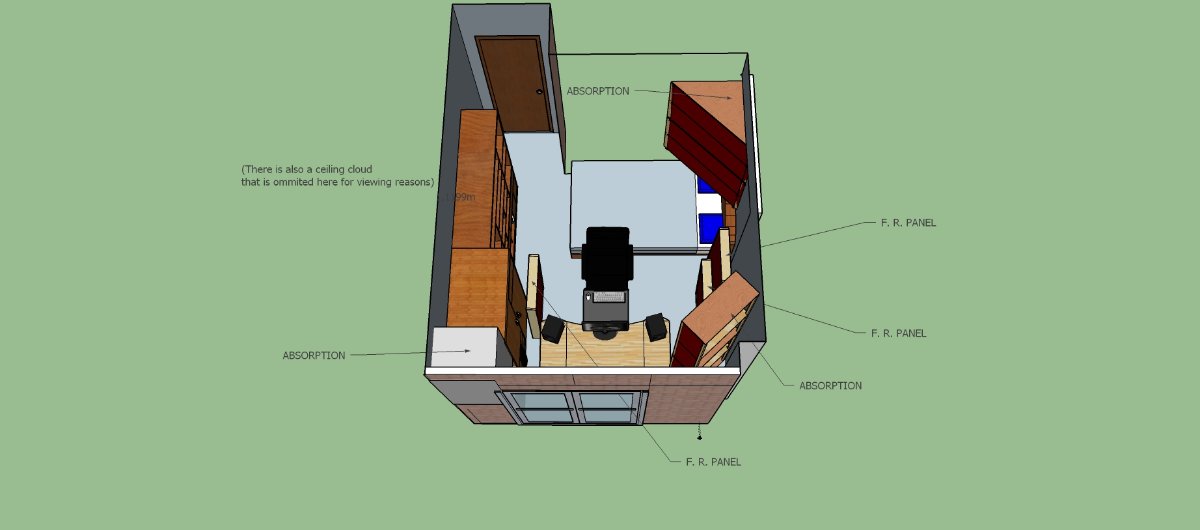Bedroom studio  2022 - across balcony door - S..jpg